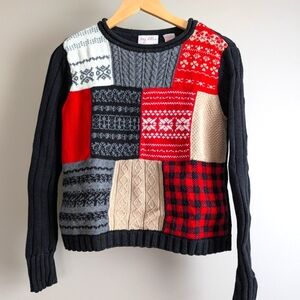 Quilted Christmas sweater